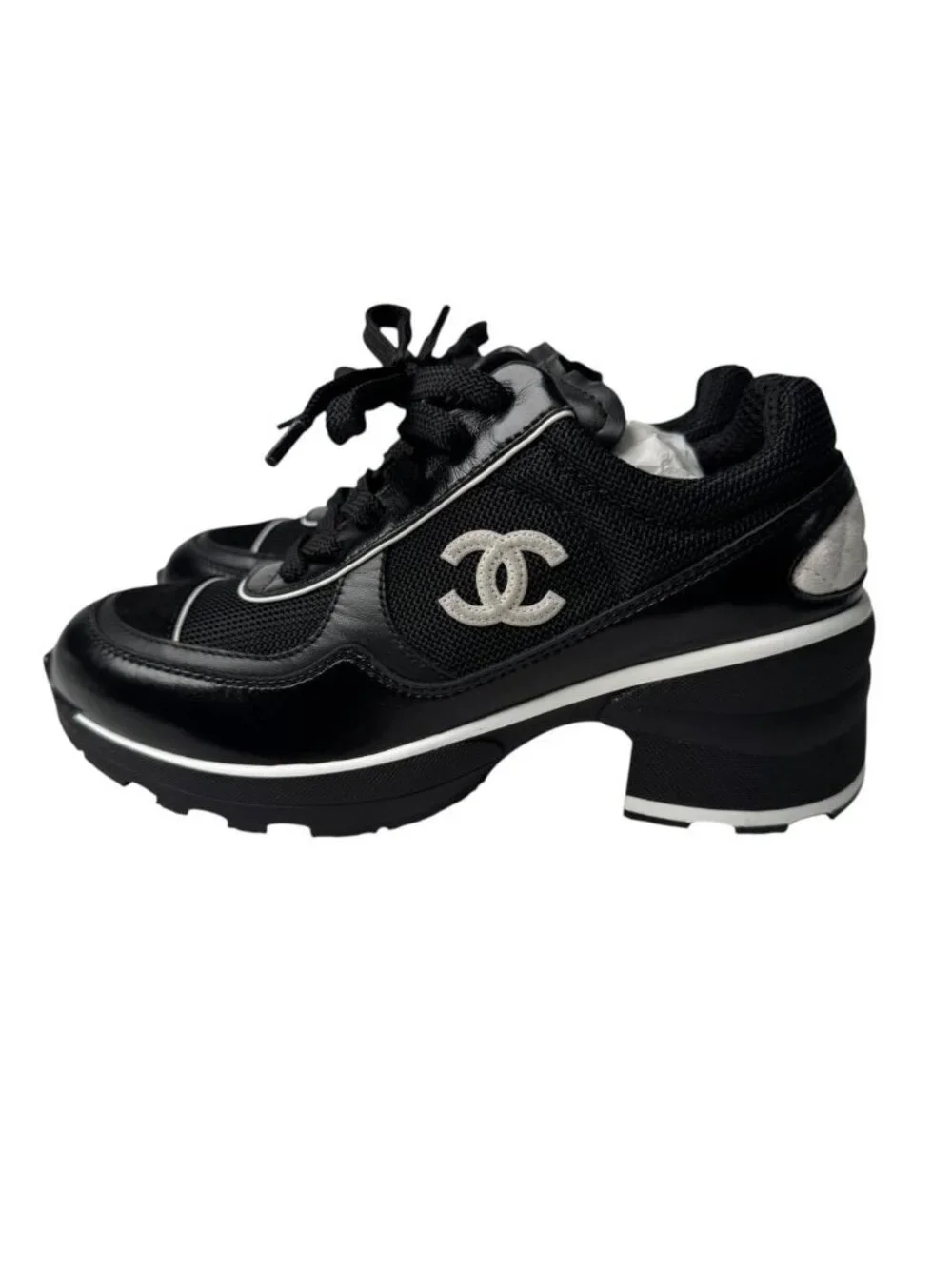 Chanel CC Logo Sneakers